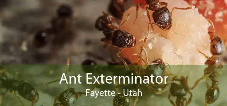 Ant Exterminator Fayette - Utah