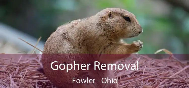 Gopher Removal Fowler - Ohio