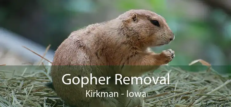 Gopher Removal Kirkman - Iowa