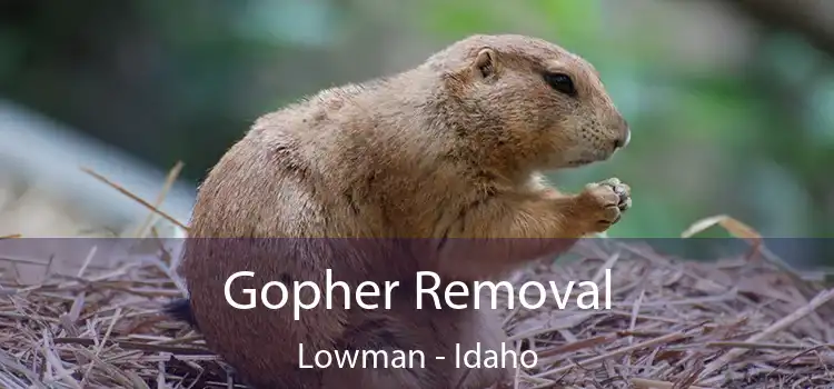 Gopher Removal Lowman - Idaho