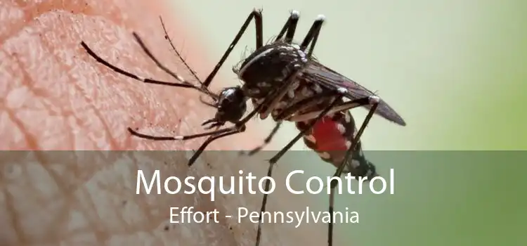 Mosquito Control Effort - Pennsylvania