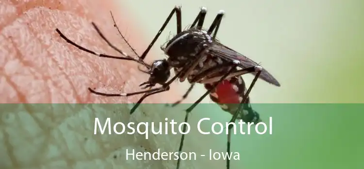 Mosquito Control Henderson - Iowa