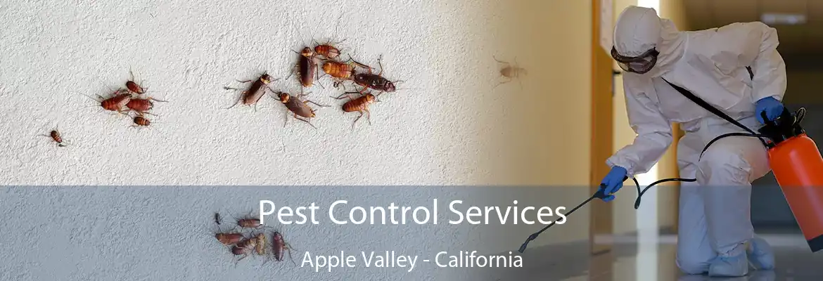Pest Control Services Apple Valley - California