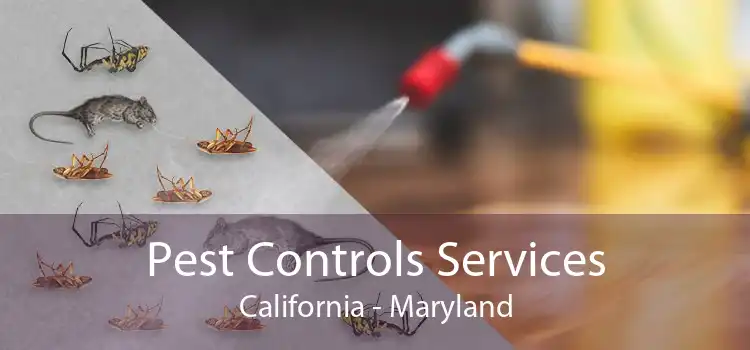 Pest Controls Services California - Maryland