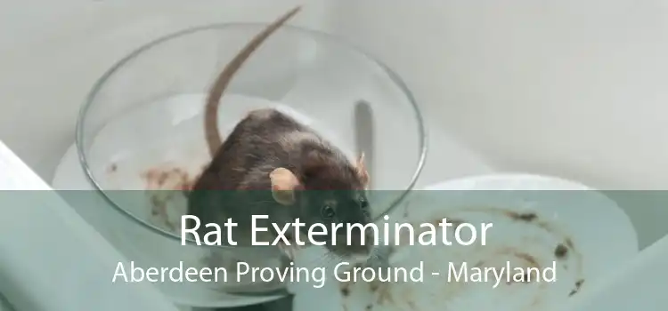 Rat Exterminator Aberdeen Proving Ground - Maryland