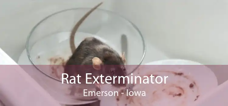 Rat Exterminator Emerson - Iowa