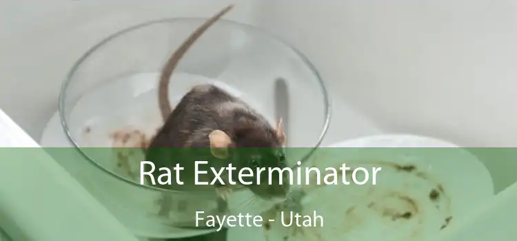 Rat Exterminator Fayette - Utah