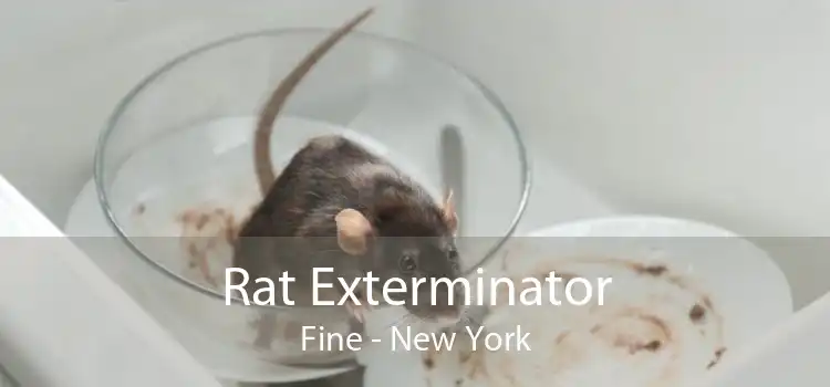 Rat Exterminator Fine - New York