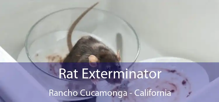 Rat Exterminator Rancho Cucamonga - California