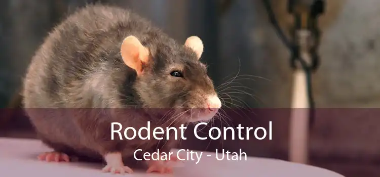 Rodent Control Cedar City - Utah