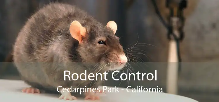 Rodent Control Cedarpines Park - California