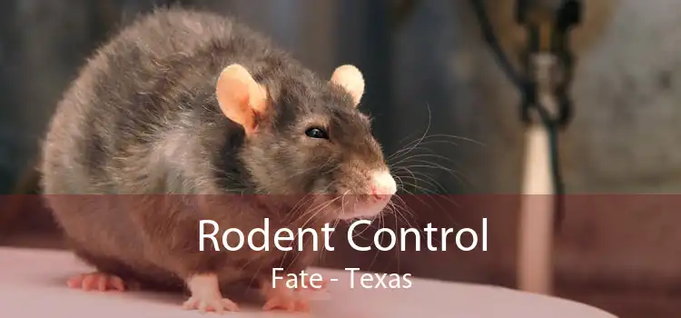 Rodent Control Fate - Texas