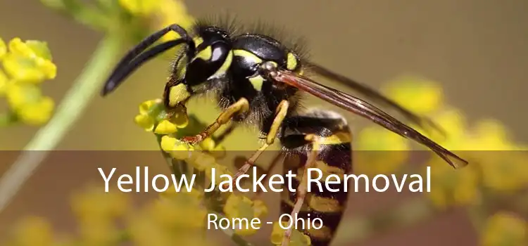 Yellow Jacket Removal Rome - Ohio